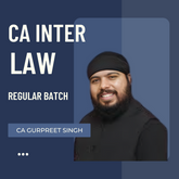 CA Inter Law | Regular Batch By CA Gurpreet Singh | For Jan 26 Exams